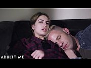 ADULT TIME Teenage Lesbian- Kristen Scott Peeps On Couple at Party