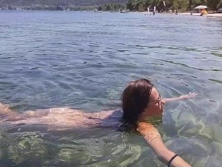 Two Eggs Amazing trip to sea floor # Public exibitionist adventure #Vaginal exercises